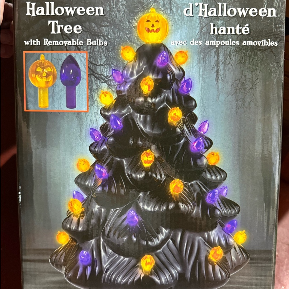 Mr Halloween Tree with Removable Bulbs